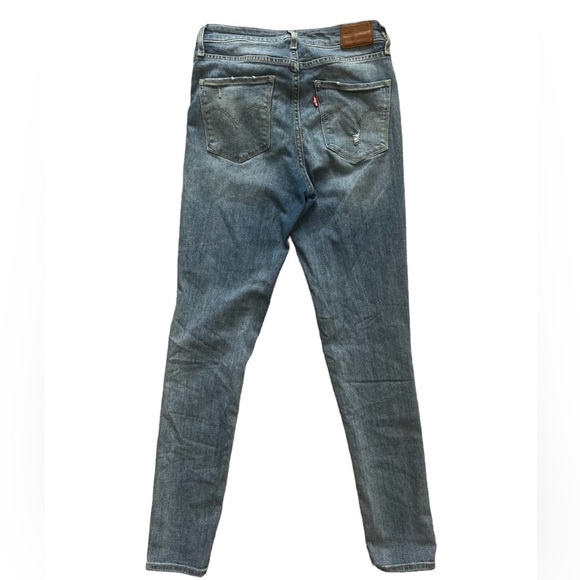 Levi’s 721 Distressed High Rise Skinny Jean - Picture 7 of 8